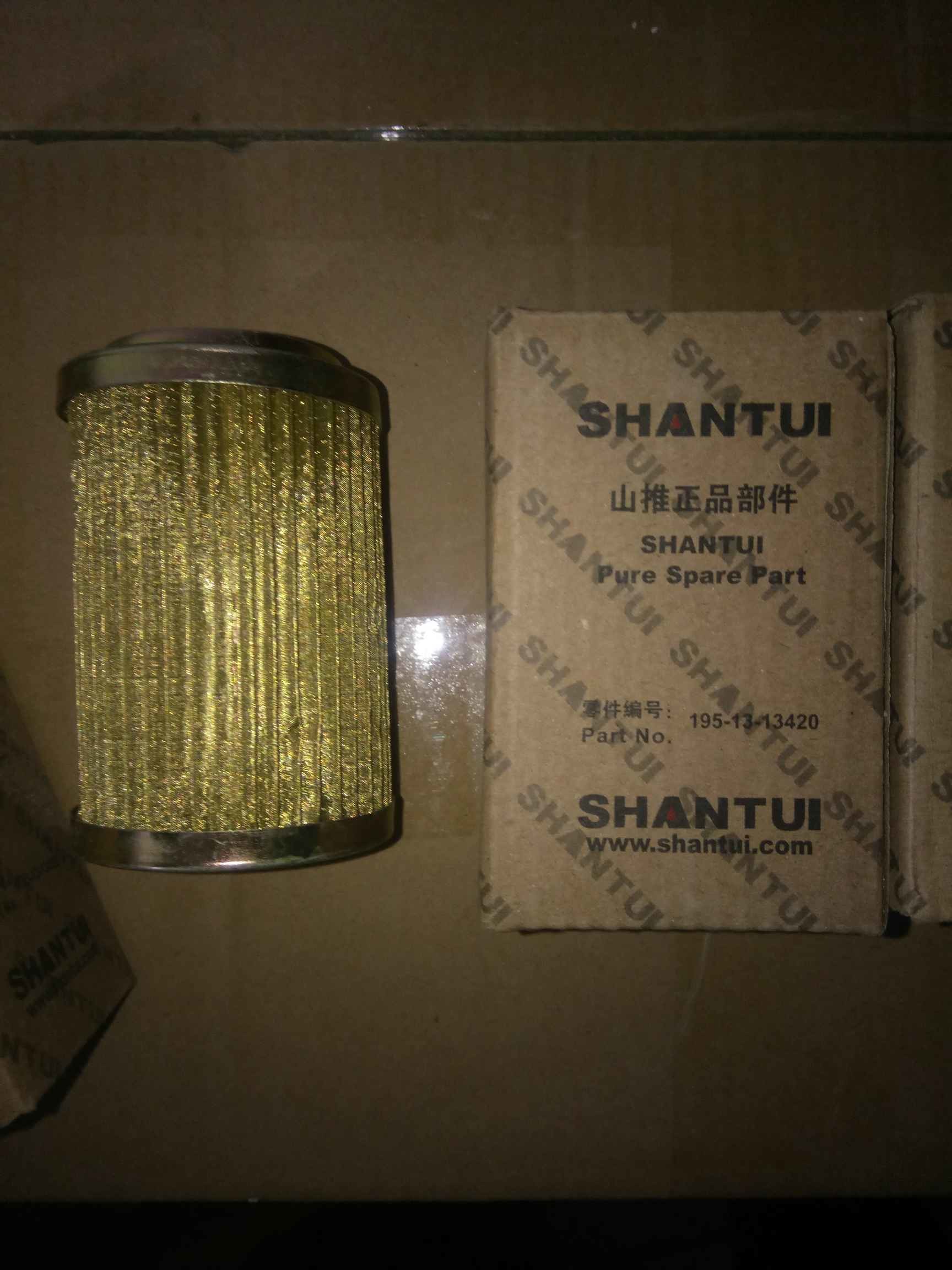 part No. : 195-13-13420 FILTER use for komatsu D31 ,D85 D65 D155 Bulldozer TORQUE CONVERTER