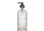 Clear Boston Dropper 4oz 8oz Glass Cosmetic Bottles