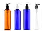 Blue Orange Plastic Cosmetic Bottles Non Spill Lotion Pump Bottle