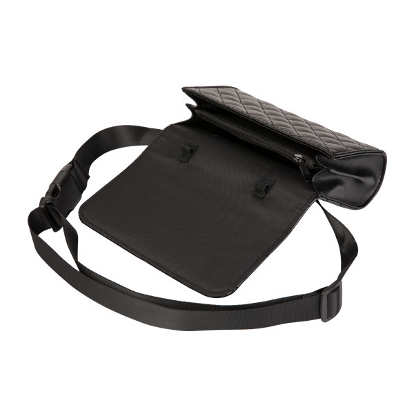 Travel Waterproof Waist Bag Short Wallet Length With Genuine Leather Lining