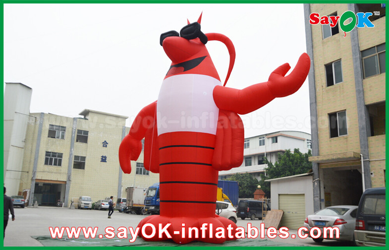 Advertising Red Inflatable Animal Giant Lobster Inflatable Model 2 Years Warranty