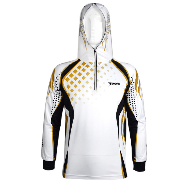 Streetwear Custom Fishing Tournament Jerseys Breathable Knit Windproof