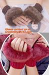 100% acrylic knitted baby lovely jacquard glove, New Product Acrylic Cotton