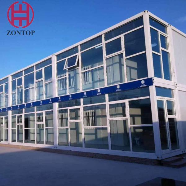 Zontop low cost detachable mobile customized size free style new design prefab 40ft container houses