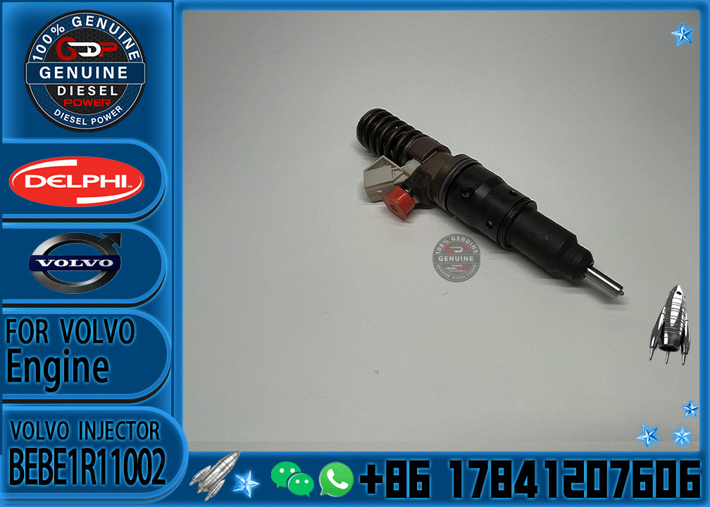 Diesel Fuel Injector Common Rail Parts 22378579 22501885 28422197 BEBE1R11002 For VOLVO