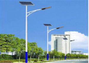 Wholesale 10M 115W Integrated Solar Led Street Light With 24V 50Ah Battery , High Bright from china suppliers