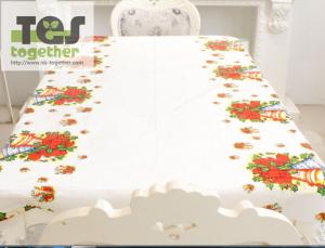 Wholesale New Christmas disposable PVC tablecloth，with different Cartoon designs from china suppliers