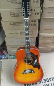 Wholesale 2018 New 12 strings Chibson Dovo acoustic guitar 12-string GB dovo electric acoustic guitar 12 strings dovo acoustic from china suppliers