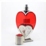 Round Tall Shape Perfume Stick Glass Bottle Hot Stamping Logo With Silver Spray