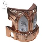 ABS Material Bronze Luxury Coffin Corner Set With Steel Pipe Wholesale 20# B