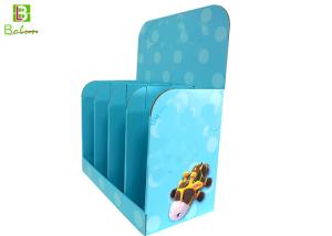 Wholesale Blue Cartoon Cardboard Display Holder Tabletop 4 Segments Matt Lamination from china suppliers