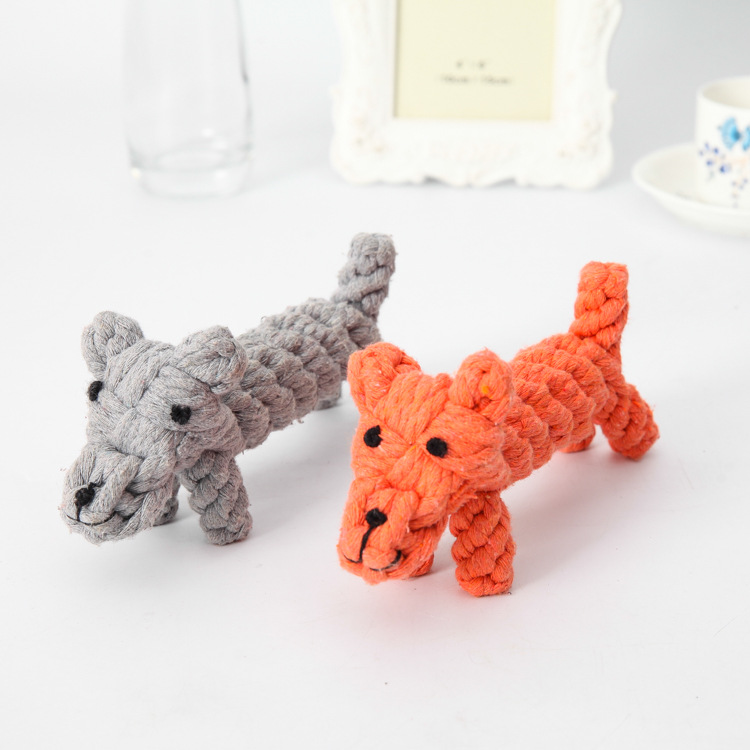 Large Stock Eco Friendly Interactive Custom Cotton Rope 2023 Dog Pet Chew Toys for Bulk Purchase