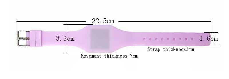 Children's Silicone watch kids gift bracelet fruit macaron electronic custom OEM logo sign cartoon watch