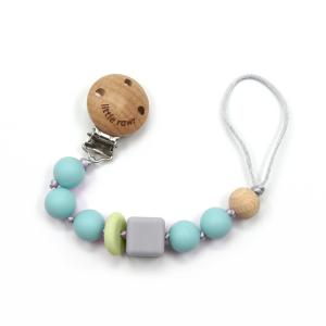 Wholesale Soother Pacifier Clips Leash FSC Baby Silicone Beads For Infant Nipple from china suppliers