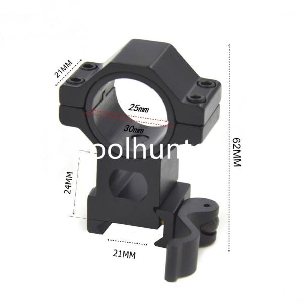 CE Aluminum Alloy 30mm Rings For Picatinny Rail Quick Release