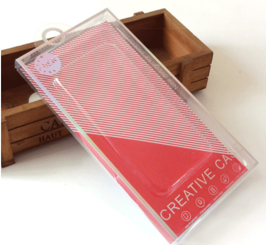 Heat Seal PVC Transparent Box Customized Size For IPhone Covers