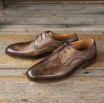 OEM Mens Casual Slip On Shoes , Color Customized Comfortable Lace Up Footwear