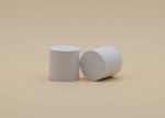 White / Black Perfume Bottle Caps , 28x28mm Round Perfume Cap Engraved Logo