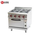 700 Series Heavy Duty Stainless Steel Gas Cooker with Oven 4 Burner 800x700x 850