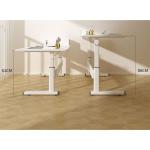 2023 CEO Office Furniture White Wooden Desk with Storage Table and Sit Standing