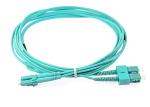 LC-SC 10G OM4 50 / 125 High Speed Fiber Optic Patch Cord PVC / LSZH 2.0mm