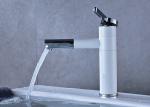 Deck Mounted Bathroom Vanity Faucets , Bathroom Water Faucet Thermostatic ROVATE