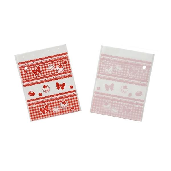 Valentines Day Candy Bag Party Favors Clear Cellophane Treat Bags With Adhesive