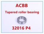 32016 P4 Tapered Roller Bearing 3000RPM-4000RPM