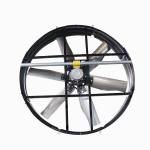 Heavy Duty Industrial Panel Fan 72inch Diameter 129kg Weight Eye Bolts Installed