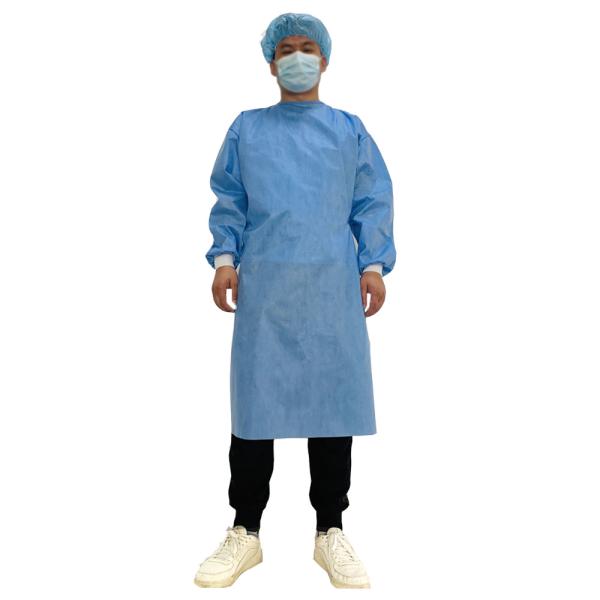 XL XXL XXXL Medical Isolation Gowns Non Woven SMS Patient Operation Gown For