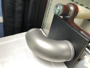 Wholesale Stainless Steel Grooved Elbow , 90 Degree Metal Elbow Sand Blasting Surface Treatment from china suppliers