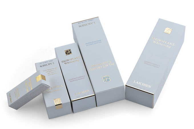 Custom Luxury Packaging Boxes Embossing CMYK Printed Cosmetic Boxes