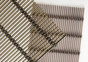 Wholesale Antique Brass Ss316 Architectural Woven Metal Mesh Flexible Builing Facade Wire from china suppliers