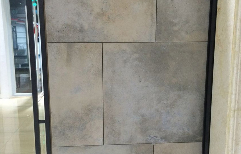 24x24 Cement Look Porcelain Tile Fine Air Permeability Long Life Span
