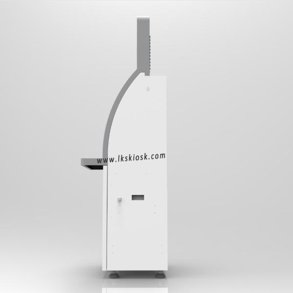 Indoor Self Service Kiosk Dual Touch Screen For Social Insurance Department