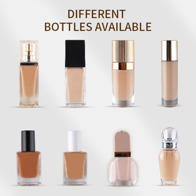 OEM / ODM Wholesale High Quality Organic Liquid Full Coverage Makeup Foundation Vegan Long Lasting Liquid Foundation
