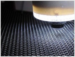 Architectural Decoration Crimped Wire Mesh Single And Double Sided Pimple Ginned