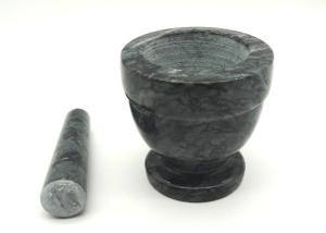Wholesale Marble Stone Mortar And Pestle Kitchen Item Convenient Easy Cleaning from china suppliers