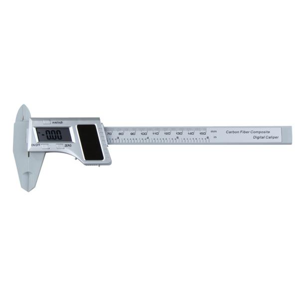 Solar Power Digital Vernier Calipers 0-150mm Carbon Fiber Composite Vernier