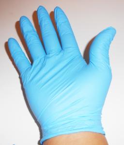 Wholesale Blue Dispsoable Examination Nitrile Glove Powder Free 12 Inch For Medical Use from china suppliers
