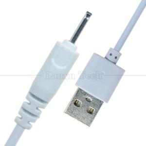 Wholesale High Quality 0.5M 1M 2M 3M White Black DC 2.0 0.6 mm Charger USB Cable for Vibrator from china suppliers