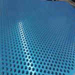 Hexagonal Hole Perforated Metal Plate Anti slip Panel with Round / Oblong Holes