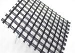 Bitumen Road Repair Biaxial Yarn Glass Fiber Geogrid Length 100m