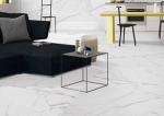 Glazed Large Format Porcelain Tile , Marble Effect Ceramic Floor Tiles