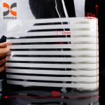 White Stripe Self-adhesive Decorative Film PET Membrane Foil For Glass Windows