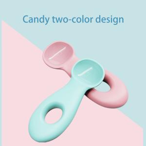Wholesale BPA Free Infant Feeding Spoon Small Silicone Spoon Feeder For Kids Feeding from china suppliers