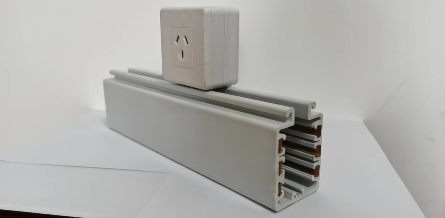 Overhead Electrical Bus Bars 20a To 40a Lighting Bus Duct Trunking System