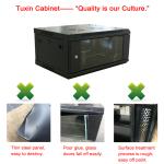Universal Wall Mount Computer Rack , High Standard Dustproof 12u Data Cabinet