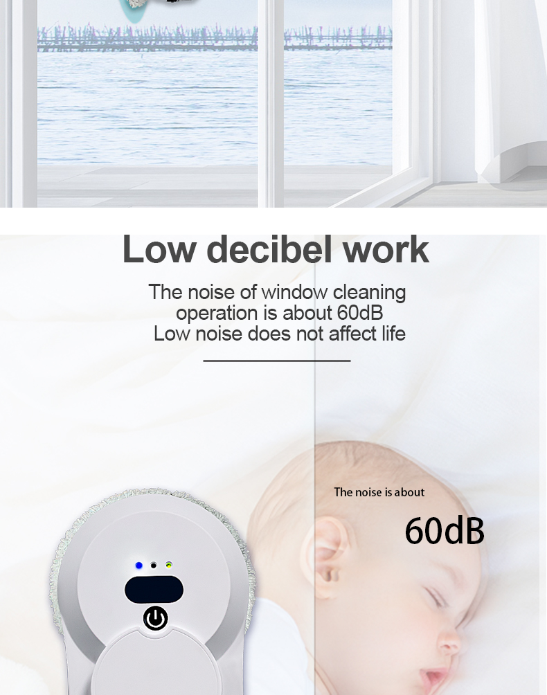 Smart Appliances Window Washing Robot Window Vacuum Cleaner Hutt Window Cleaning Robot Household