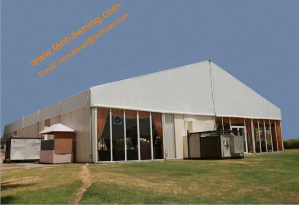Fireproof Assembled Mobile Aluminum Ceremony Party Tent Wind Resistant Event